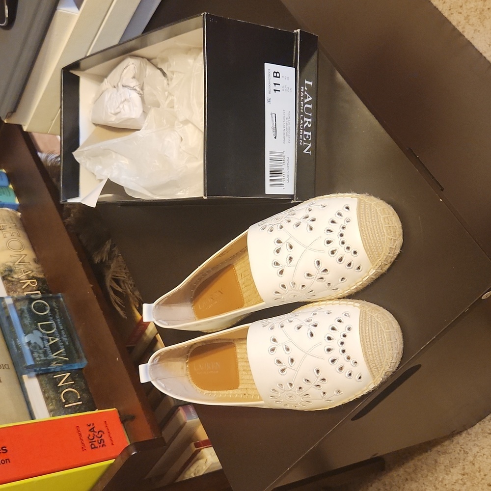 Ralph Lauren Cameryn Eyelet in Snow White